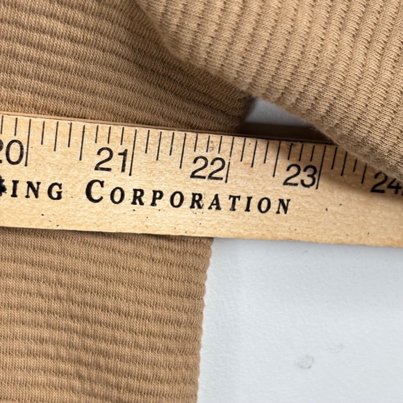 Toad & Co Mens Moonwake 1/4 Zip Pullover M Organic Cotton Brown Gorpcore Fall - Picture 9 of 11